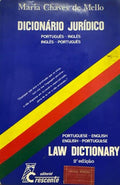 CHAVES DE MELO. (Maria) DICIONÁRIO JURÍDICO. LAW DICTIONARY. [2.ª EDIÇÃO]