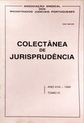 COLECTÂNEA DE JURISPRUDÊNCIA, ANO XVII, TOMO IV - 1992.