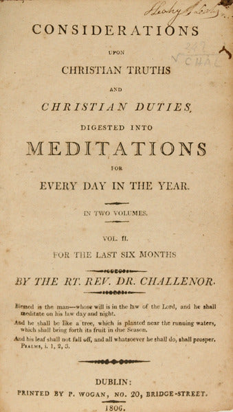 CONSIDERATIONS UPON CHRISTIAN TRUTHS AND CHRISTIAN DUTIES, DIGEST INTO MEDITATIONS FOR EVERY DAY IN THE YEAR. [VOL. II]