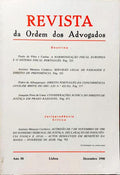 REVISTA DA ORDEM DOS ADVOGADOS ANO 50 - III, DEZEMBRO 1990.