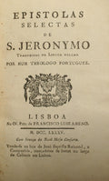 SÃO JERÓNIMO. EPISTOLAS SELECTAS