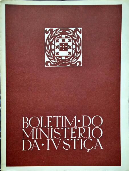 BOLETIM DO MINISTÉRIO DA JUSTIÇA, N.º 341, DEZEMBRO 1984.