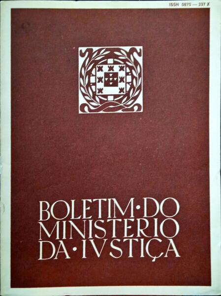 BOLETIM DO MINISTÉRIO DA JUSTIÇA, N.º 355, ABRIL 1986.