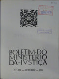 BOLETIM DO MINISTÉRIO DA JUSTIÇA, N.º 359, OUTUBRO 1986.