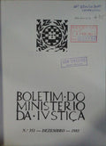 BOLETIM DO MINISTÉRIO DA JUSTIÇA, N.º 351, DEZEMBRO 1985.