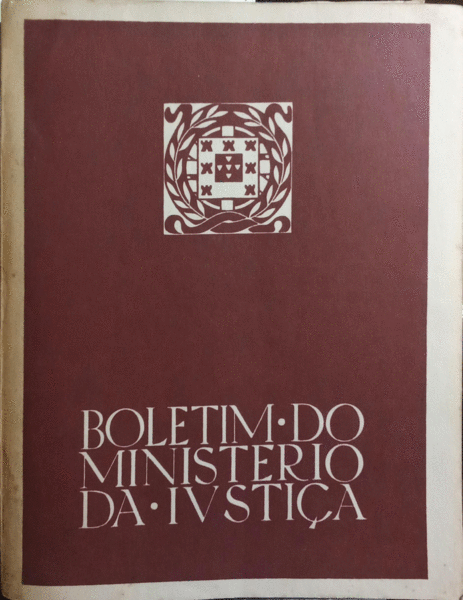 BOLETIM DO MINISTÉRIO DA JUSTIÇA, N.º 200, NOVEMBRO 1970.