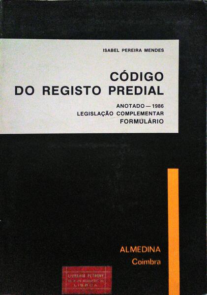 CÓDIGO DO REGISTO PREDIAL.