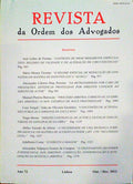 REVISTA DA ORDEM DOS ADVOGADOS ANO 72 - IV, OUTUBRO/DEZEMBRO 2012.