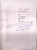 TITO LIVIO FERREIRA NA ACADEMIA PAULISTA DE LETRAS.