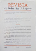REVISTA DA ORDEM DOS ADVOGADOS ANO 68 - I, JANEIRO 2008.