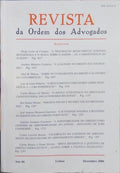 REVISTA DA ORDEM DOS ADVOGADOS ANO 66 - III, DEZEMBRO 2006.
