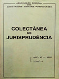 COLECTÂNEA DE JURISPRUDÊNCIA, ANO XI, TOMO V - 1986.
