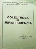 COLECTÂNEA DE JURISPRUDÊNCIA, ANO XI, TOMO II - 1986.
