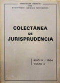 COLECTÂNEA DE JURISPRUDÊNCIA, ANO IX, TOMO IV - 1984.
