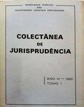 COLECTÂNEA DE JURISPRUDÊNCIA, ANO VI, TOMO 1 - 1981.