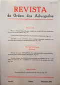 REVISTA DA ORDEM DOS ADVOGADOS ANO 53 - III, DEZEMBRO 1993.