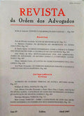 REVISTA DA ORDEM DOS ADVOGADOS ANO 57 - II, ABRIL 1997.