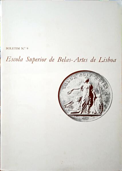 ESCOLA SUPERIOR DE BELAS-ARTES DE LISBOA, BOLETIM N.º 9.