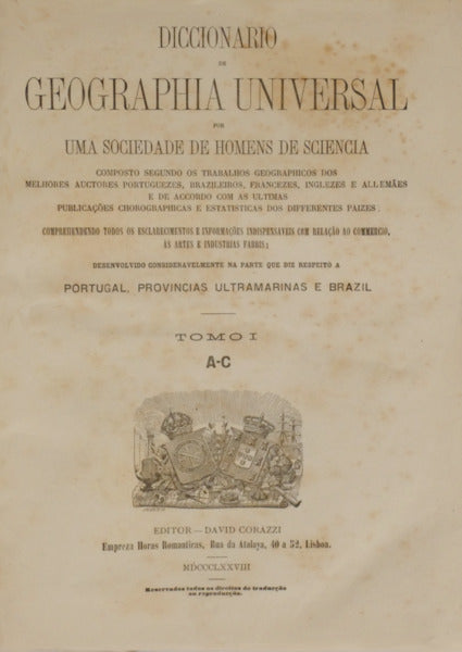 DICCIONARIO DE GEOGRAPHIA UNIVERSAL. [VOLUME I]