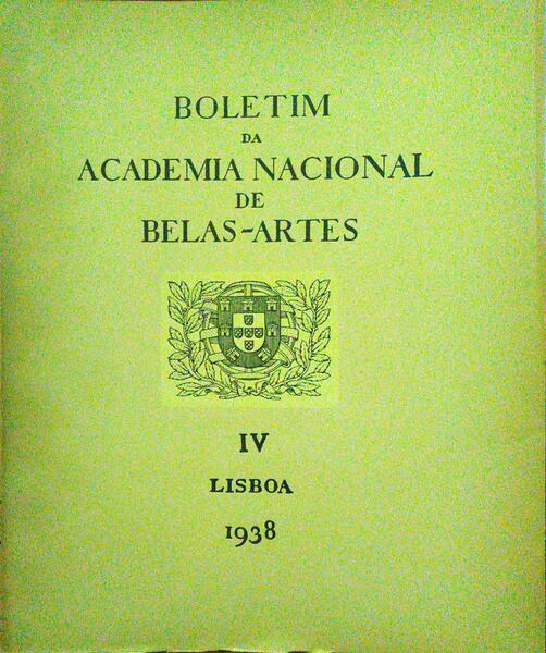 BOLETIM DA ACADEMIA NACIONAL DE BELAS-ARTES IV.