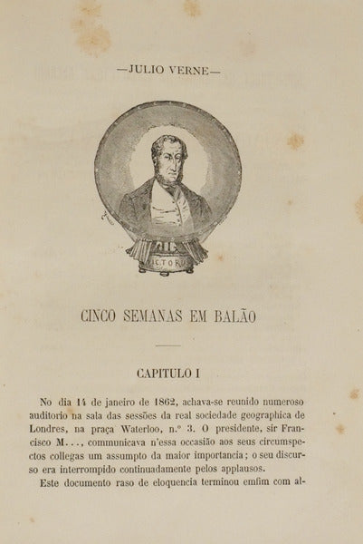 CINCO SEMANAS EM BALÃO.