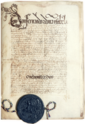 TRATADO DE TORDESILLAS. (RESCATES). 1494. [FAC-SÃMILE VERSÃƒO CASTELHANA, 1985 - SEM O VOL. DE TEXTO.]