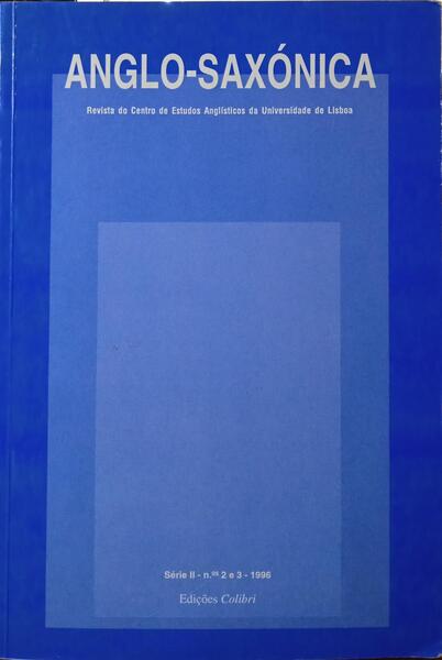 ANGLO-SAXÓNICA N.º 2-3, 1996.