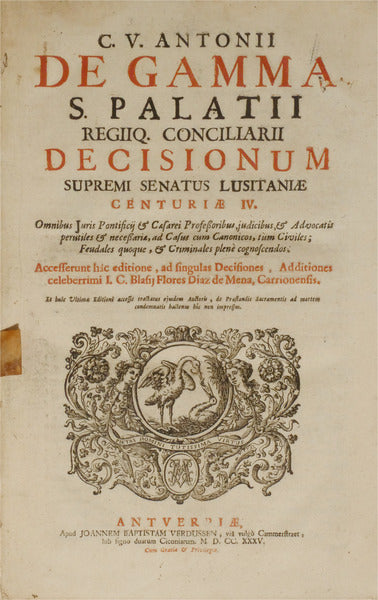DECISIONUM SUPREMI SENATUS LUSITANIE CENTURIAE IV.