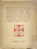 MEMÃ“RIA DESCRITIVA E JUSTIFICATIVA DO PROJECTO APRESENTADO PELO ARQUITECTO JOSÃ‰ CORTEZ.