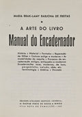 A ARTE DO LIVRO: MANUAL DO ENCADERNADOR. [FAC-SIMILE]