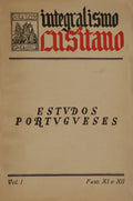 INTEGRALISMO LUSITANO. ESTUDOS PORTUGUESES.