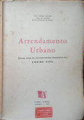 VIEIRA MILLER. (Rui) ARRENDAMENTO URBANO