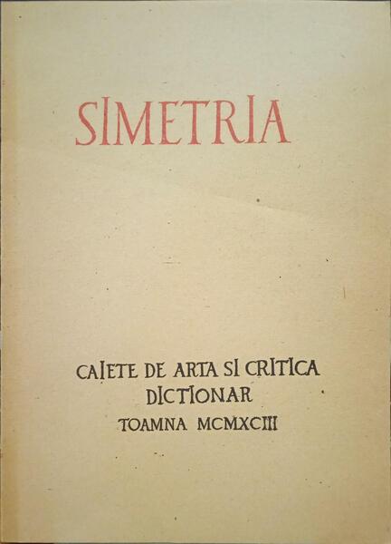 SIMETRIA. [2 VOLS.]