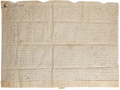 MANUSCRITO, SÃ‰C. XVII - MANUSCRIPT, 17TH CENTURY. BARGAIN AND SALE BETWEEN PARSONS & MEATE. [HEREFORD - ENGLAND]