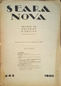 SEARA NOVA, ANO XVIII, N.Âº 585, OUTUBRO 1938.