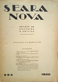 SEARA NOVA, ANO XVIII, N.Âº 594, DEZEMBRO 1938.