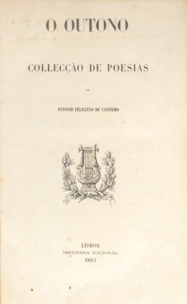 O OUTONO. [1.ª EDIÇÃO]