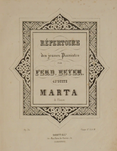 NOUVELLES FLEURS ITALIENNES. [20 PARTITURAS]