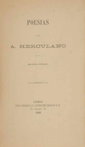 POESIAS. [5.ª EDIÇÃO]