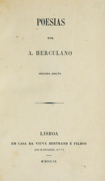 POESIAS. [2.ª EDIÇÃO]