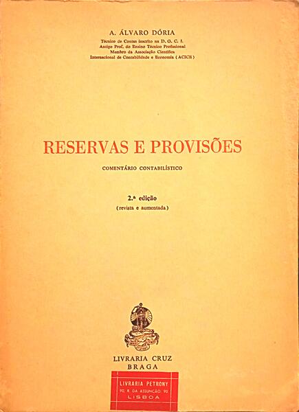RESERVAS E PROVISÕES. [2.ª EDIÇÃO]