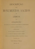 MONUMENTOS SACROS DE LISBOA EM 1833.