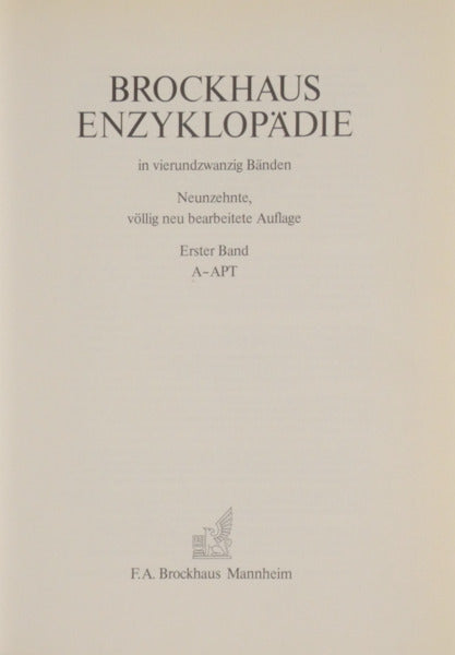BROCKHAUS ENZYKLOPÄDIE.