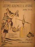COSTUMES ACADÃ‰MICOS DE ANTANHO 1898-1950.