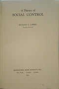 LAPIERE. (Richard Tracy) A THEORY OF SOCIAL CONTROL.