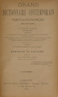 AZEVEDO. (Domingos de) GRAND DICTIONNAIRE CONTEMPORAIN PORTUGAIS-FRANÇAIS.