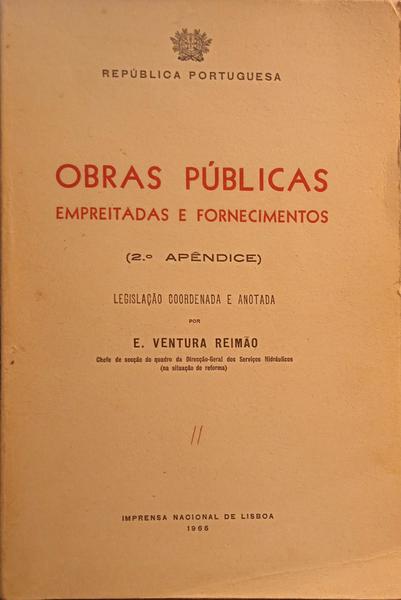 VENTURA REIMÃO. (E.) OBRAS PÚBLICAS, EMPREITADAS E FORNECIMENTOS.
