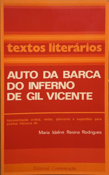 VICENTE. (Gil) AUTO DA BARCA DO INFERNO.
