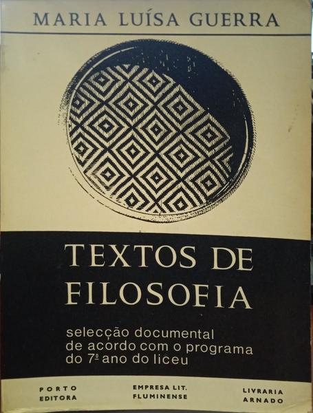 TEXTOS DE FILOSOFIA.