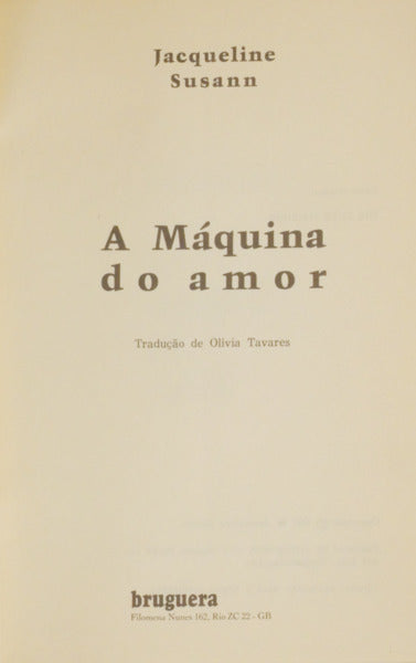 A MÃQUINA DO AMOR.